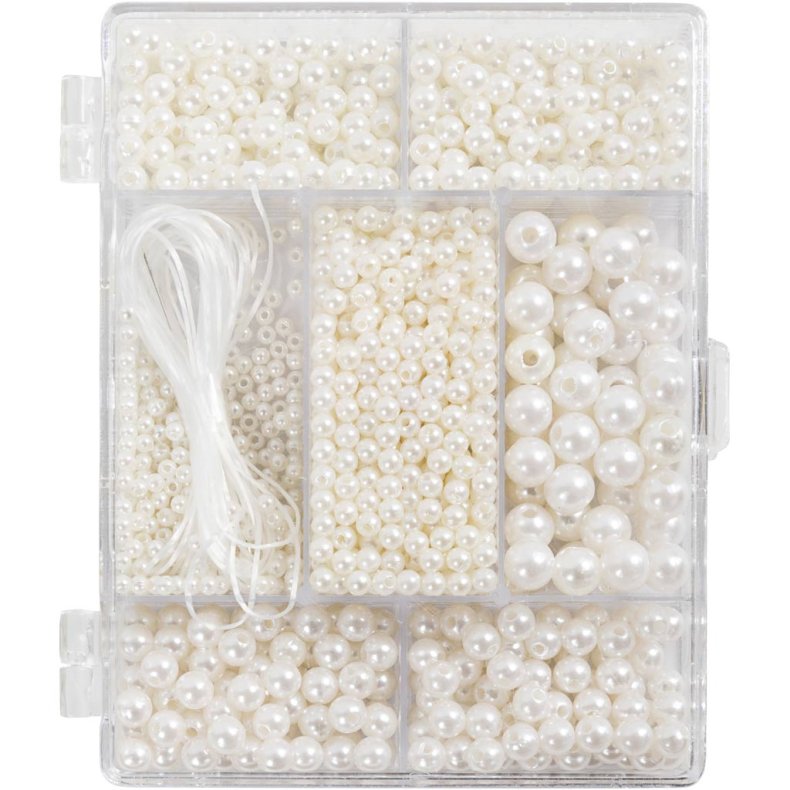 Creativ Company | Smykke startst - Hvid perlemor