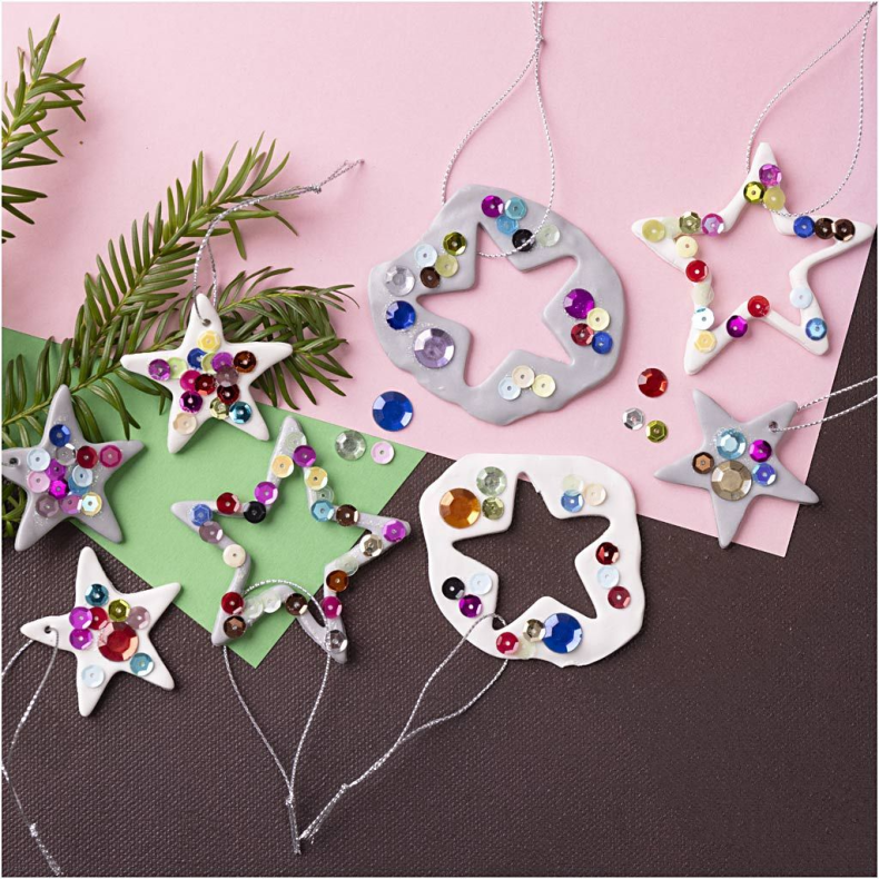 Creativ Company | Julepose - Julestjerner af ler