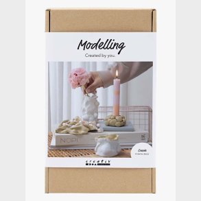 Creativ Company DIY-s�t Modellervoks Vase- og Lysholdere