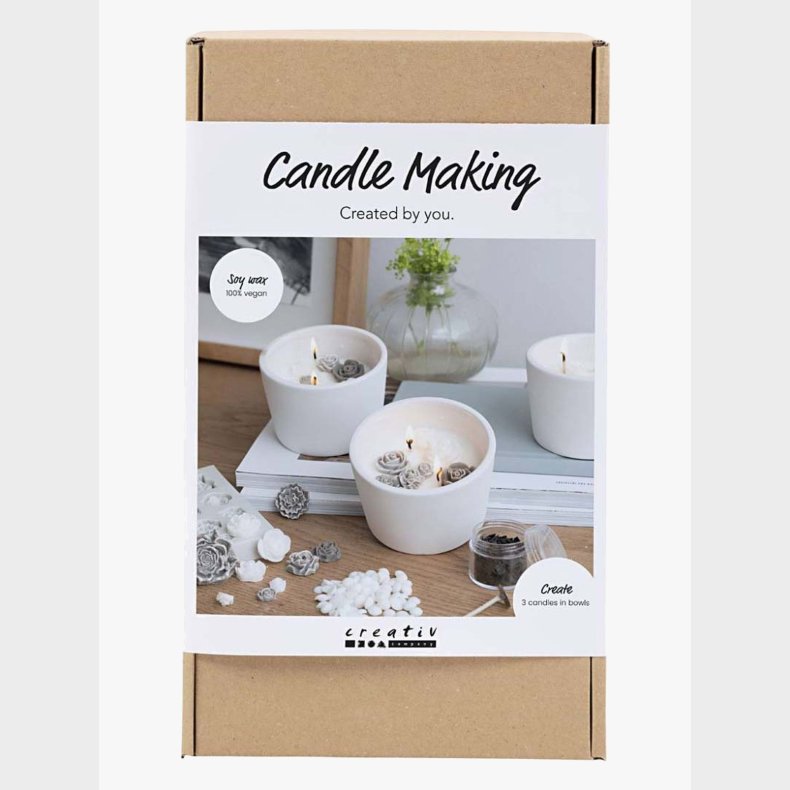 Creativ Company DIY-s�t Stearinlysdypning Rose