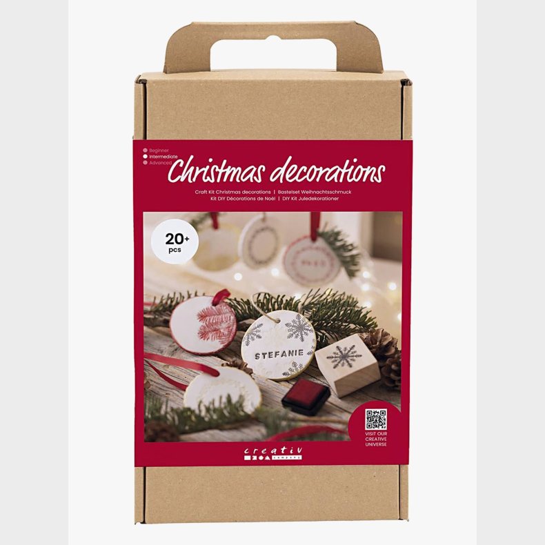 Creativ Company Kreas�t Juledekorationer Selvh�rdende Ler DIY