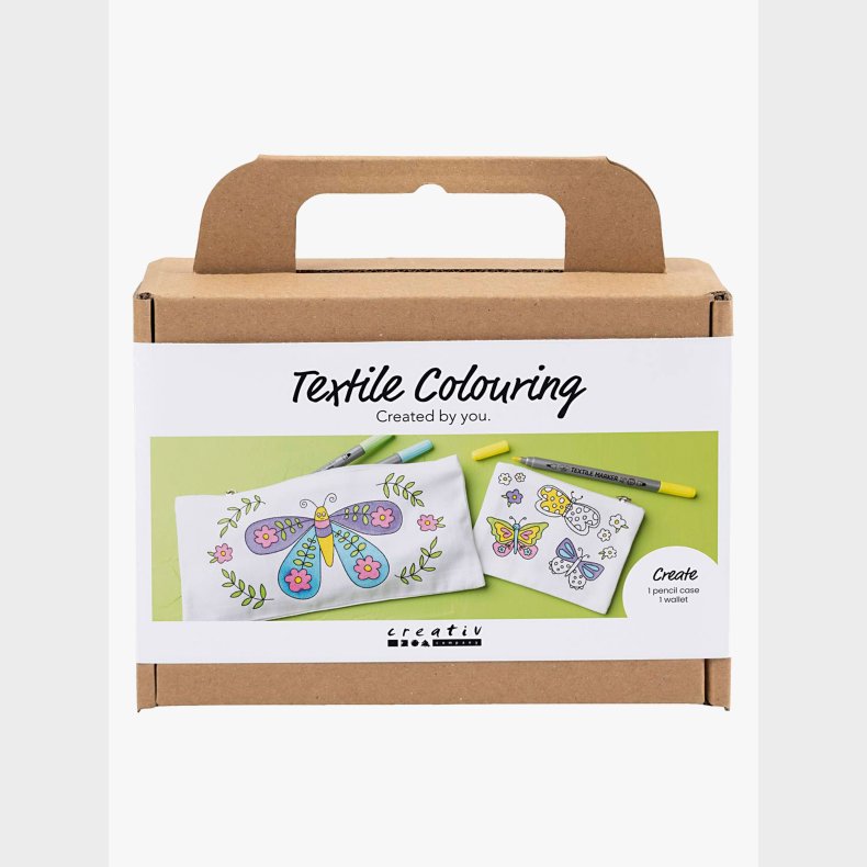 Creativ Company Mini Kreas�t Tekstilfarvning Sommerfugle