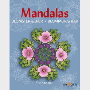 Mandalas malebog - Blomster og br