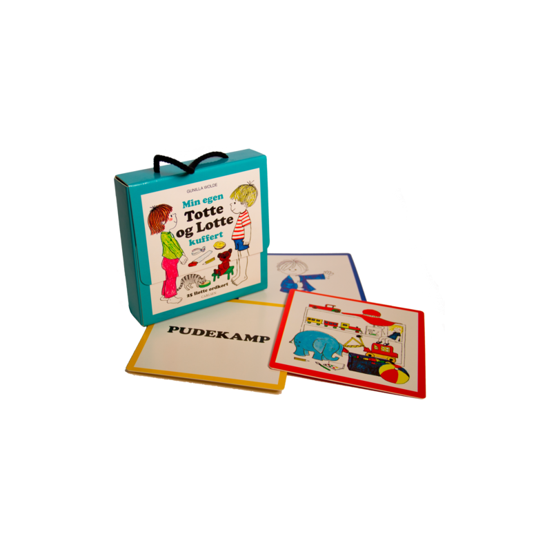 Min Egen Totte og Lotte-Kuffert , Forlaget Carlsen - Ord-kort - Legekammeraten.dk
