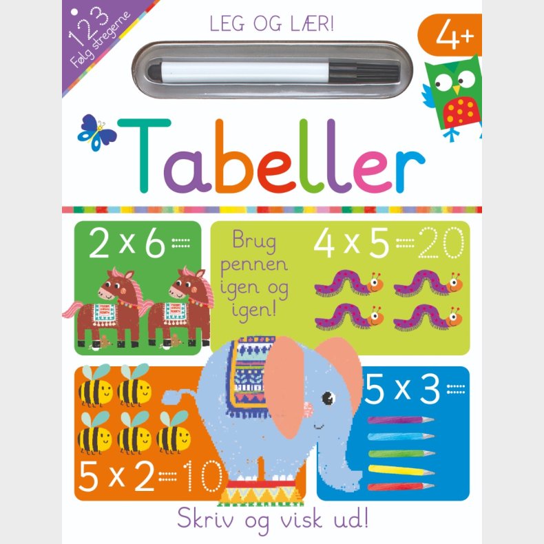 Forlaget Alvilda | Skriv og visk ud - Tabeller