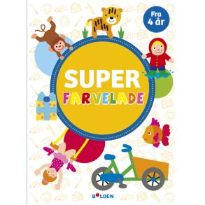 Malebog, Super Farvelade Fra 4 r - Legekammeraten.dk