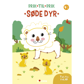 Aktivitetsbog, Prik Til Prik Bog 1-10 Sde Dyr - Legekammeraten.dk