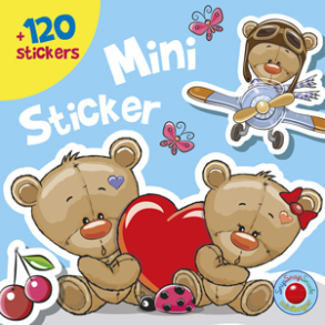 Forlaget Bolden | Mini-stickers bog - Bamser, 120+ stk