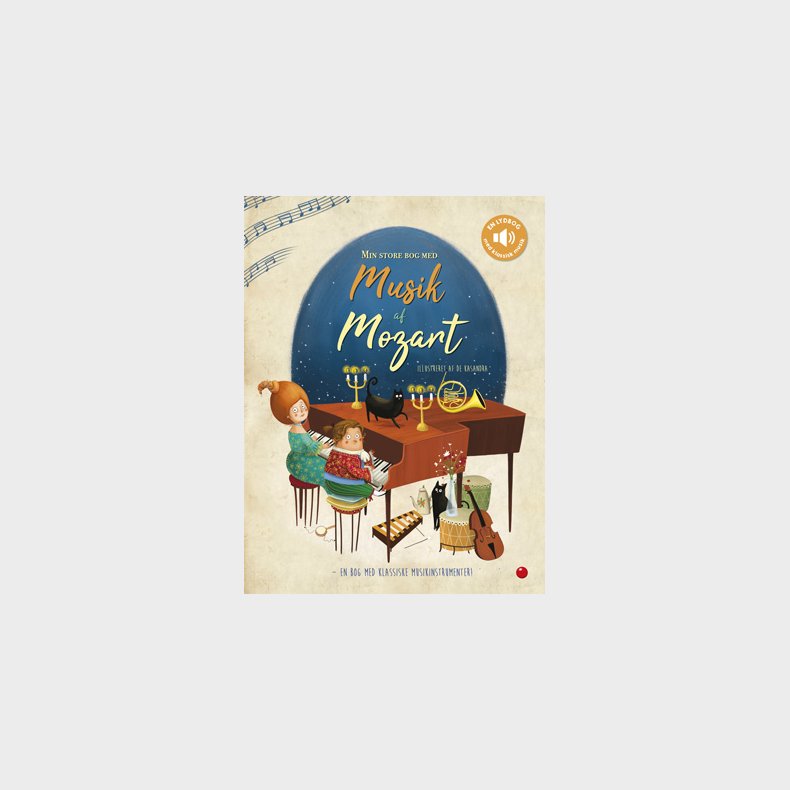 Forlaget Bolden | Min store bog med musik af Mozart