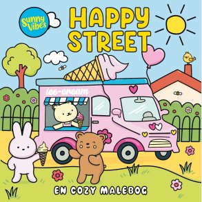 Forlaget Tukan | Sunny Vibes malebog - Happy Street