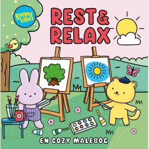 Forlaget Tukan | Sunny Vibes malebog - Rest & Relax