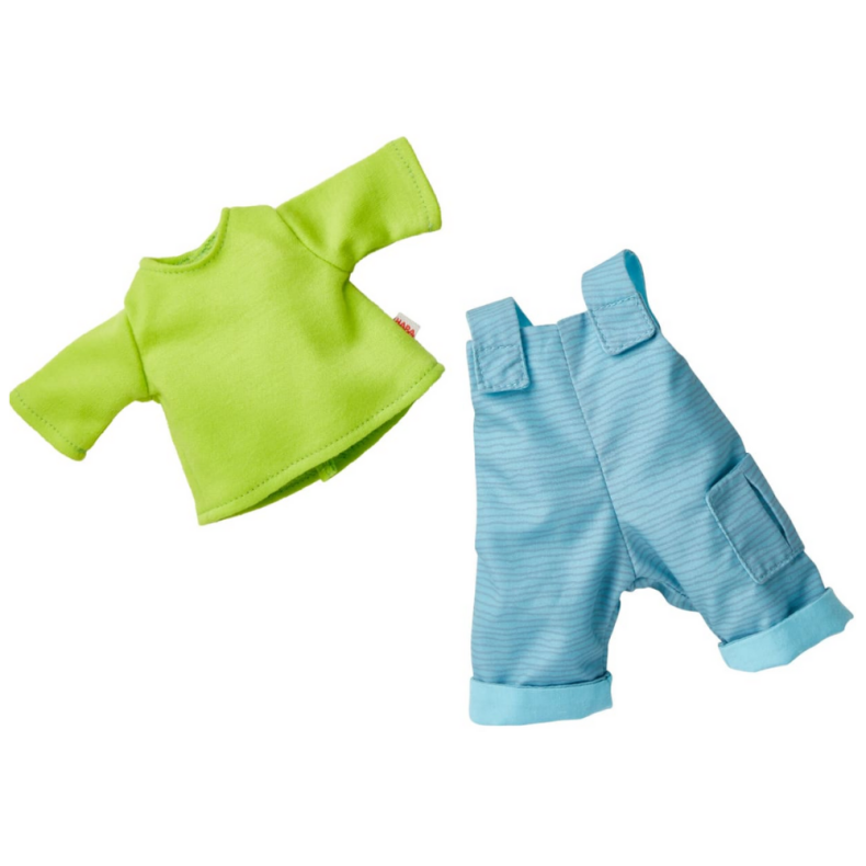 Haba | Dukketj - Overalls & t-shirt, 32 cm