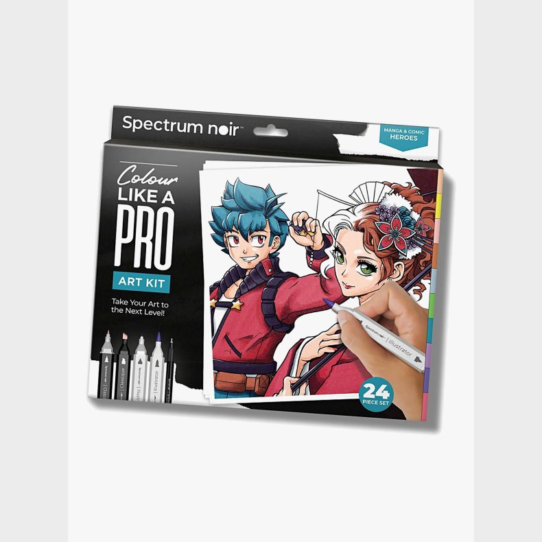 Spectrum Noir Illustrationss�t Tegneseriehelte