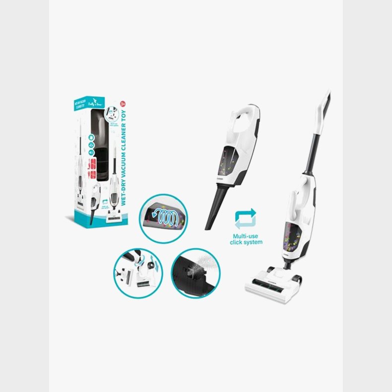 Cloudberry Castle  Elektrisk Vd- og Trstvsuger, Hvid