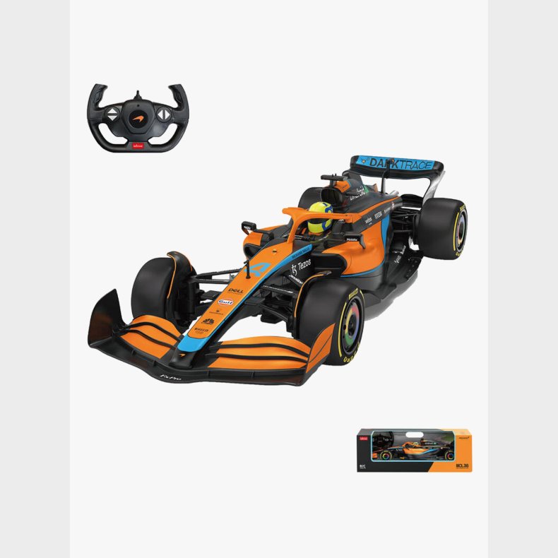 Rastar McLaren F1 MCL36 Fjernstyret Bil 1:12, Orange