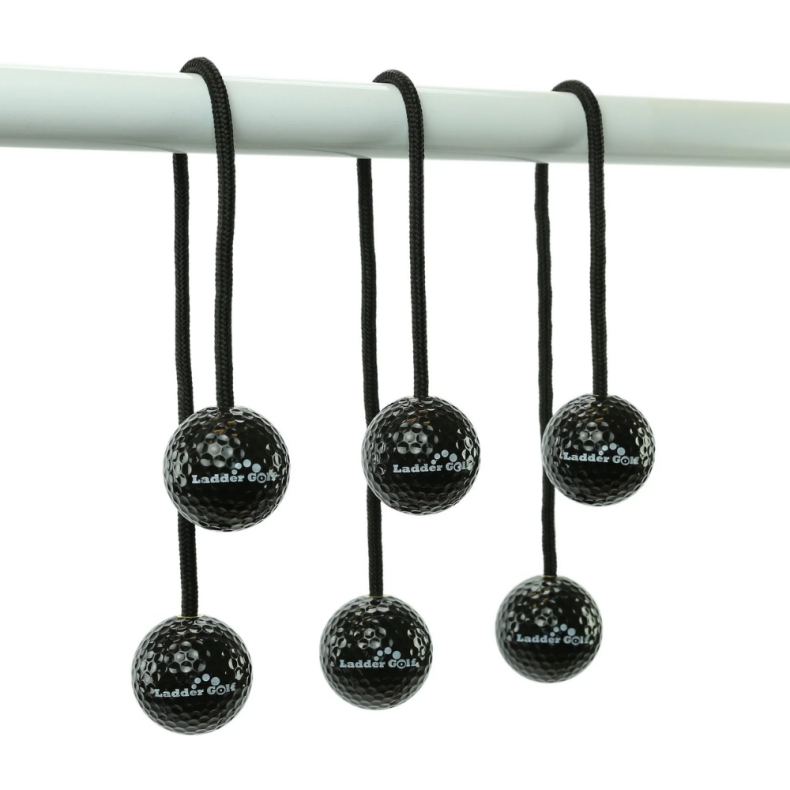 VIVERE | Bolde til stigegolf af tr� - Flere farver, 3 stk Sort