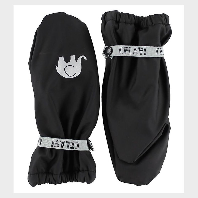 CeLaVi Luffer m. Fleece - PU - Sort