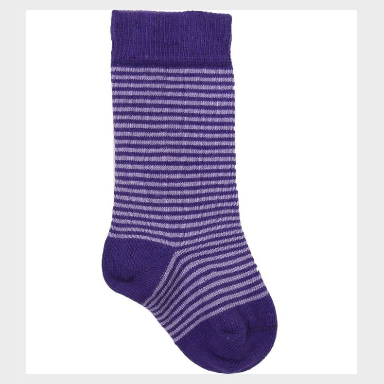 Smallstuff Knstrmper - Lilla/Lavendel stribet