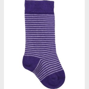 Smallstuff Knstrmper - Lilla/Lavendel stribet