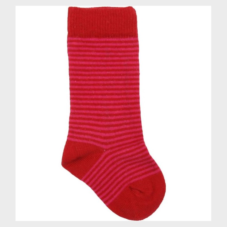 Smallstuff Knstrmper - Rd/Pink stribet