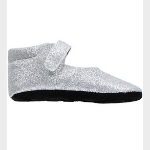 Fuzzies Ballerina Hjemmesko - Amalie - Slv m. Glimmer