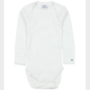Smallstuff Body L/ - Hvid m. Hulmnster