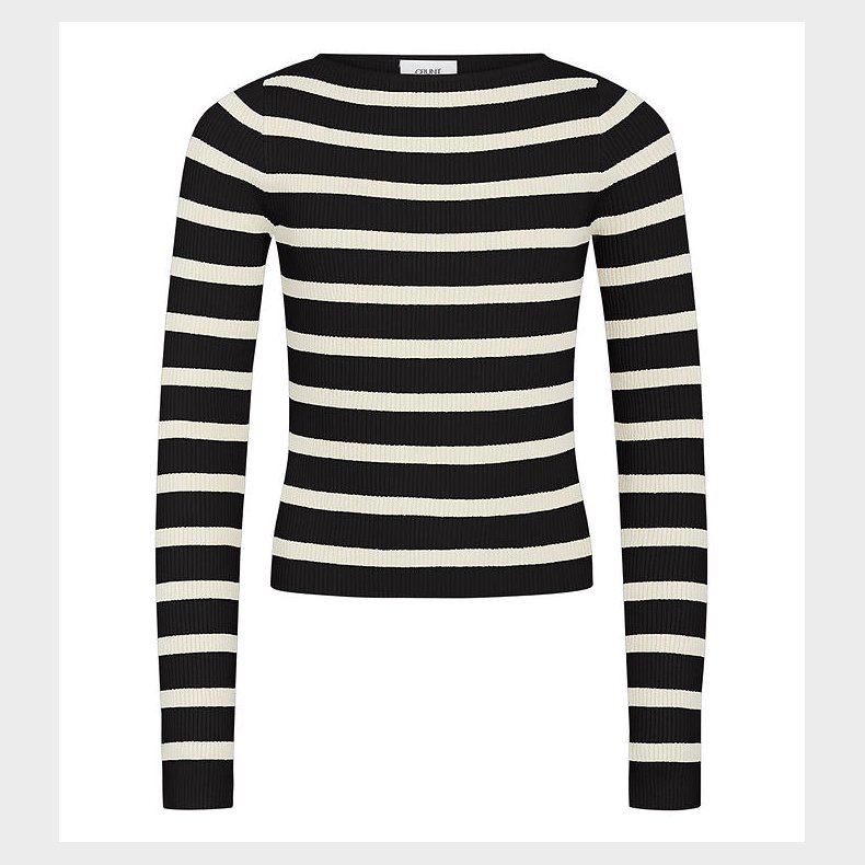 Grunt Bluse - Rib - Cropped - GrLethBridge - Sort