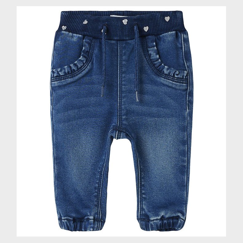 Name It Jeans - Fleece - NbfRose - Medium Blue Denim