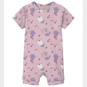 Name It Sommerdragt - NbfVandora - Parfait Pink m. Havfruekatte