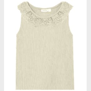 Name It Top - Rib - NmfHelianay - Buttercream m. Hulmnster