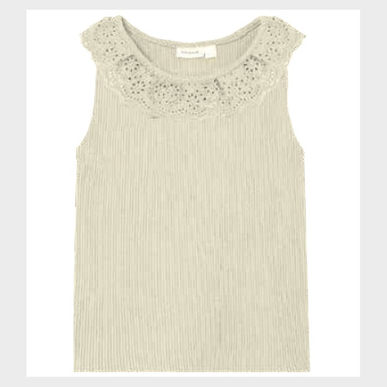 Name It Top - Rib - NmfHelianay - Buttercream m. Hulmnster