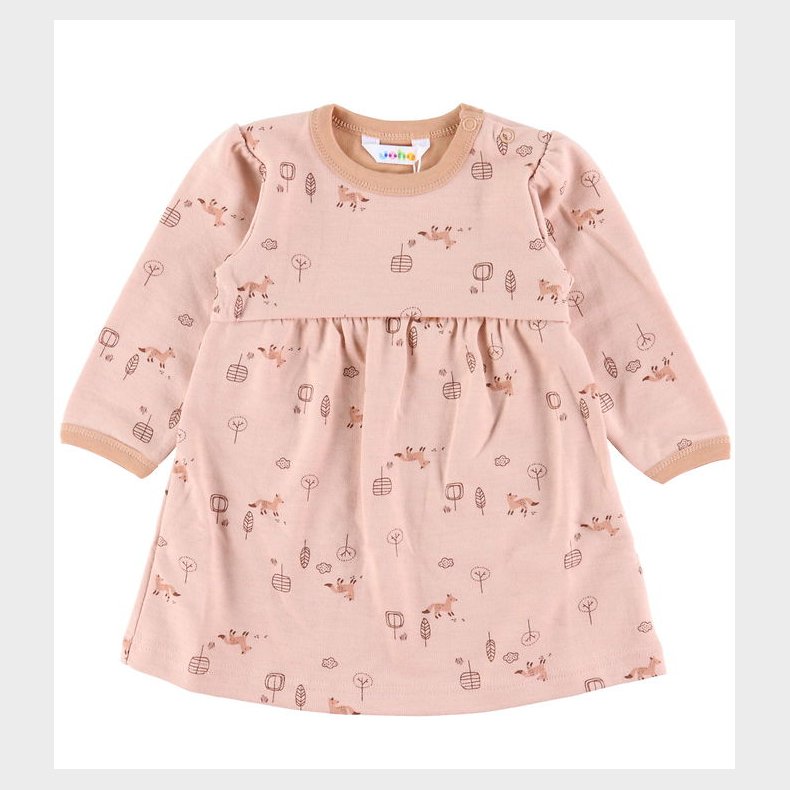 Joha Kjole - A-shape - Uld/Bomuld - Fersken