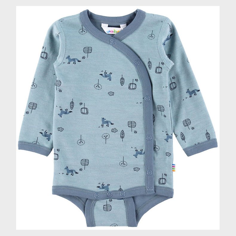 Joha Sl�-om Body l/� - Uld/Bomuld - Bl�