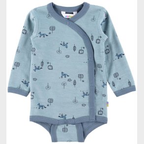 Joha Sl�-om Body l/� - Uld/Bomuld - Bl�