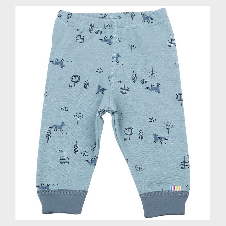 Joha Leggings - Uld/Bomuld - Bl