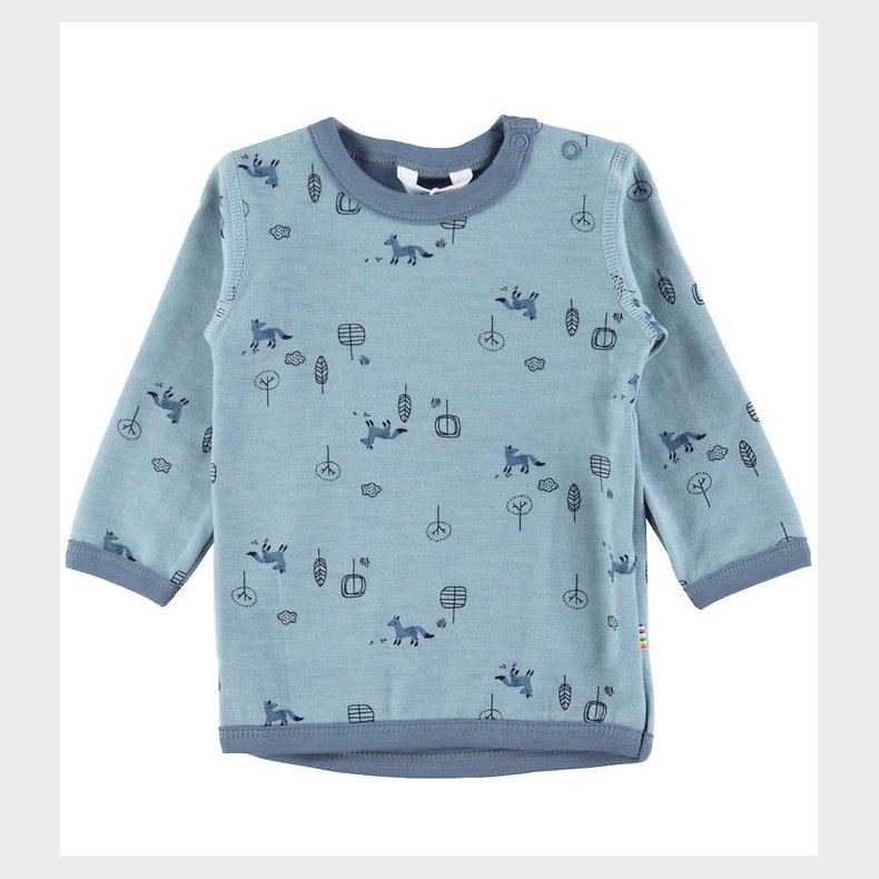 Joha Bluse - Uld/Bomuld - Bl