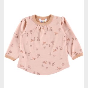 Joha Bluse - Uld/Bomuld - Fersken