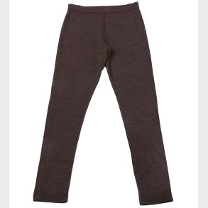 Joha Leggings - Uld - Mrk Brun