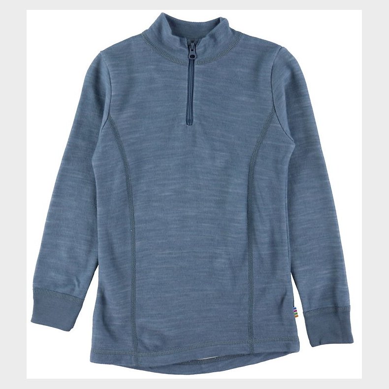 Joha Bluse - Uld/Bambus - Bl