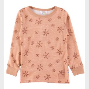 Joha Bluse - Uld/Bambus - Fersken