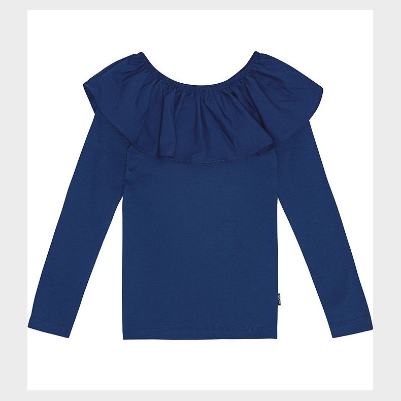 Molo Bluse - Rib - Renate - Vibrant Blue