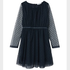 Name It Kjole - Noos - NkfVabos - Dark Sapphire m. Prikker