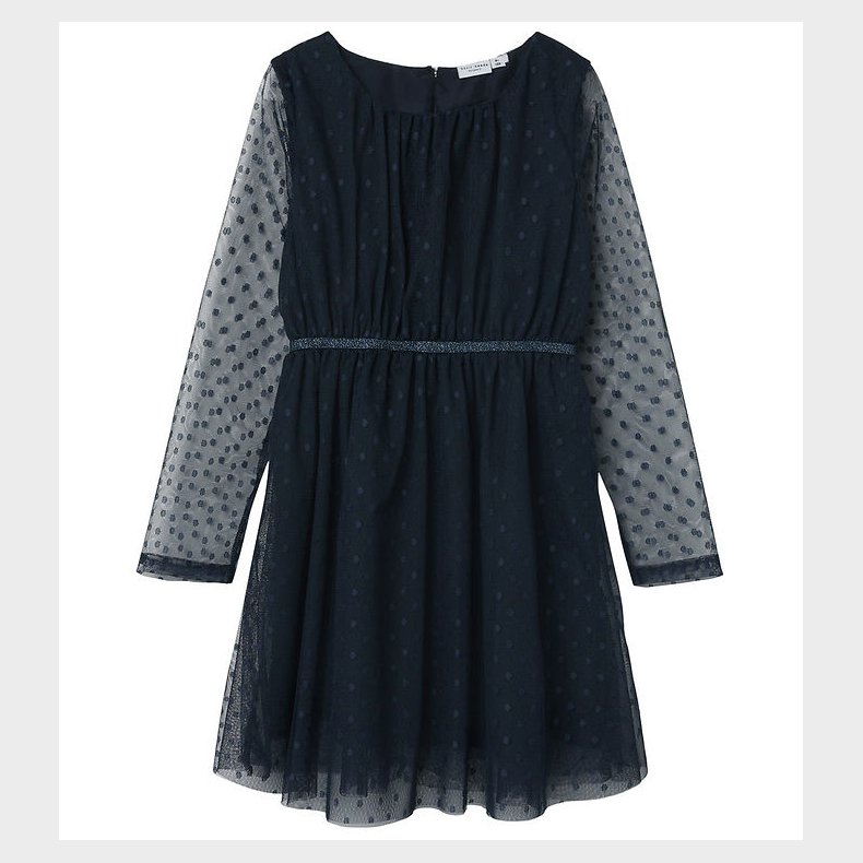 Name It Kjole - Noos - NkfVabos - Dark Sapphire m. Prikker