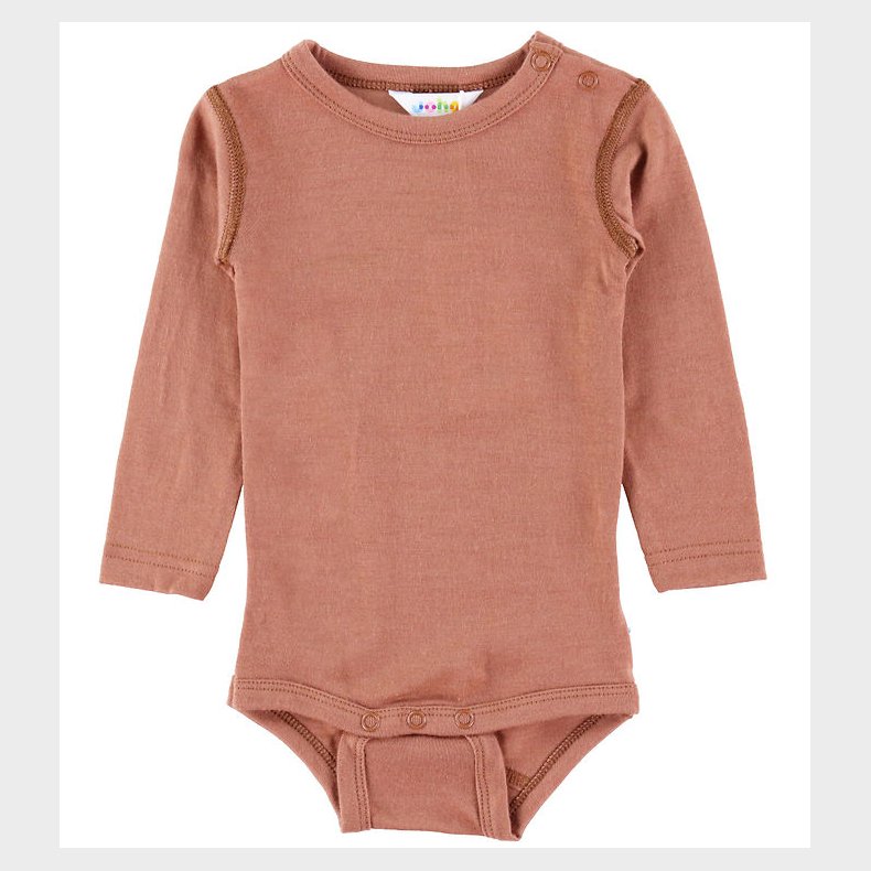 Joha Body l/ - Uld - Rdbrun