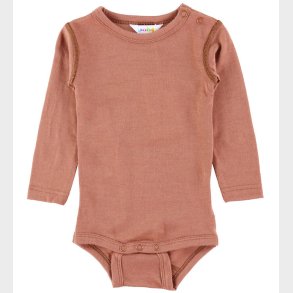 Joha Body l/ - Uld - Rdbrun