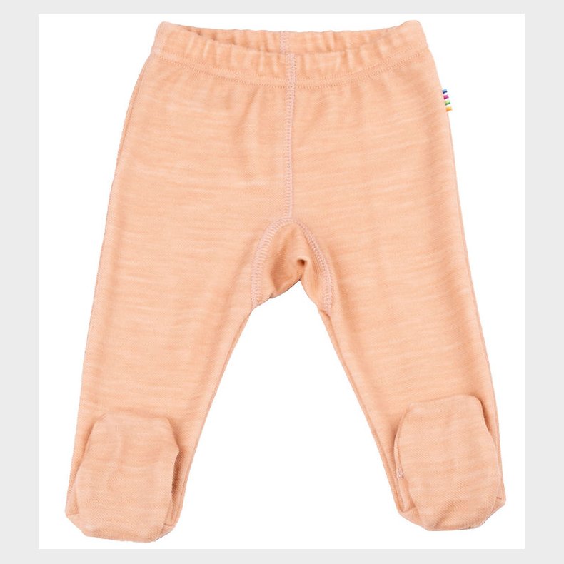 Joha Leggings m. F�dder - Uld/Bambus - Fersken
