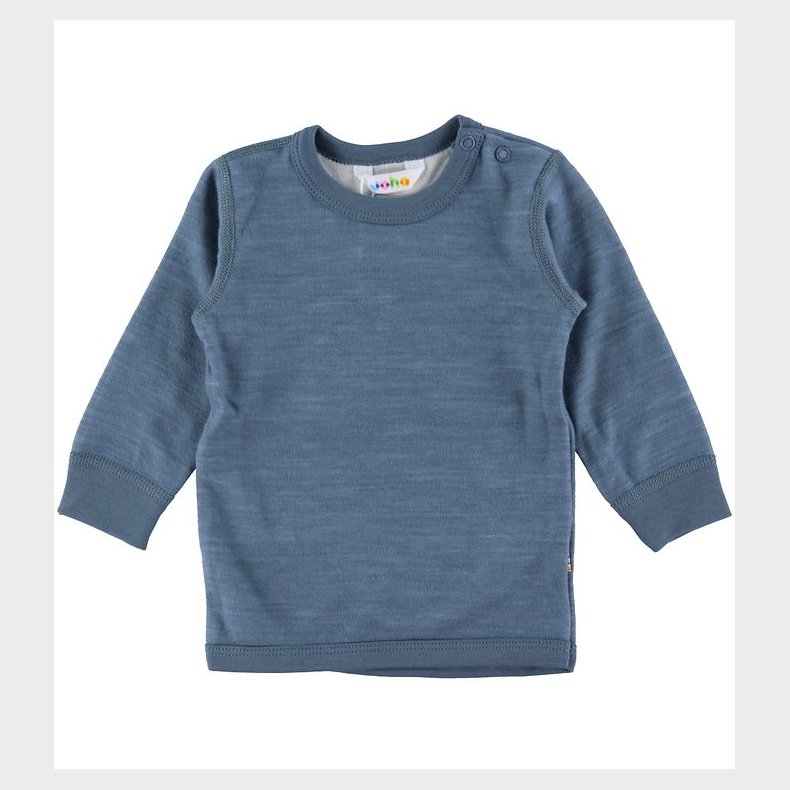 Joha Bluse - Uld/Bambus - Bl