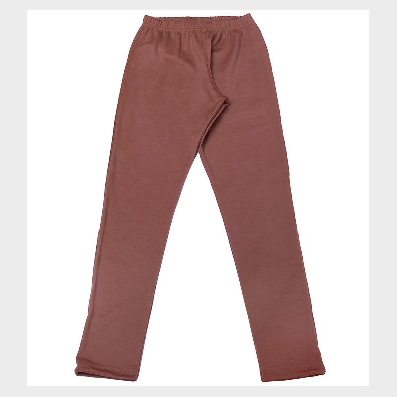 Joha Leggings - Uld - R�d/Brun