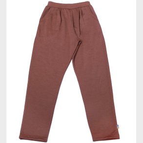 Joha Leggings - Uld - Rd/Brun