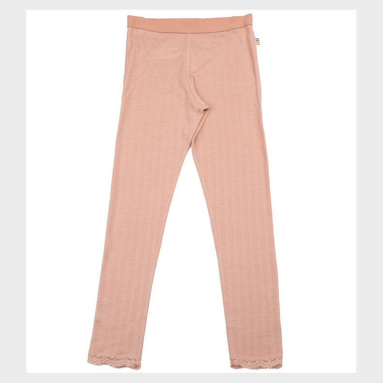 Joha Leggings - Uld/Silke - Fersken